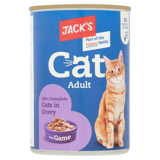 Jack's Cat Adult Cuts in Gravy with Game 415g