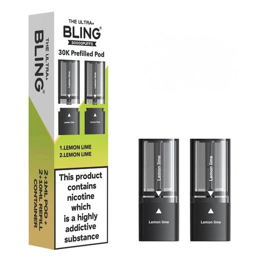 Bling Ultra+30000 Lemon Lime Prefilled Pods