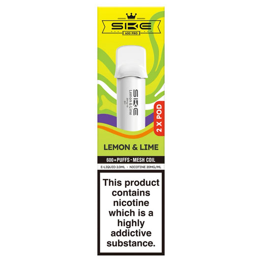 SKE Crystal 600 Pro Lemon & Lime Pods