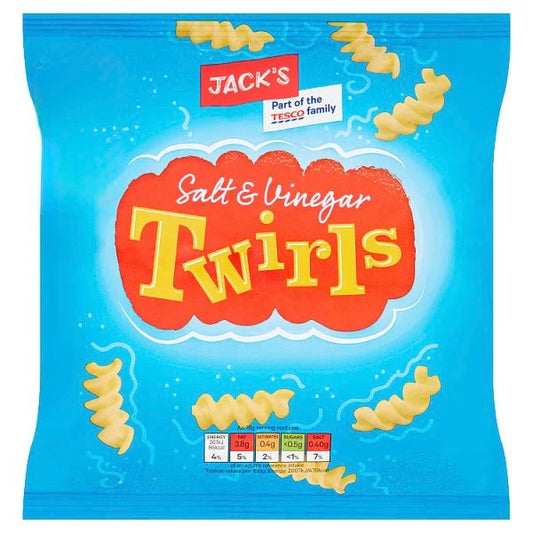 Jack's Salt & Vinegar Twirls 55g