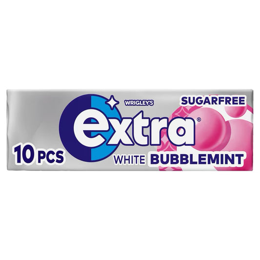 Wrigley’s Extra White Bubblemint Sugarfree Chewing Gum 14g