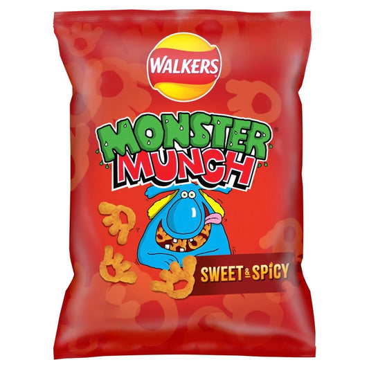Walkers Monster Munch Sweet & Spicy Flamin Hot 72g
