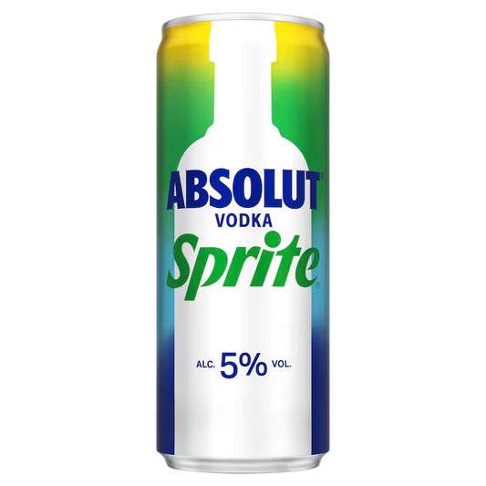 Absolut Vodka Sprite 250ml