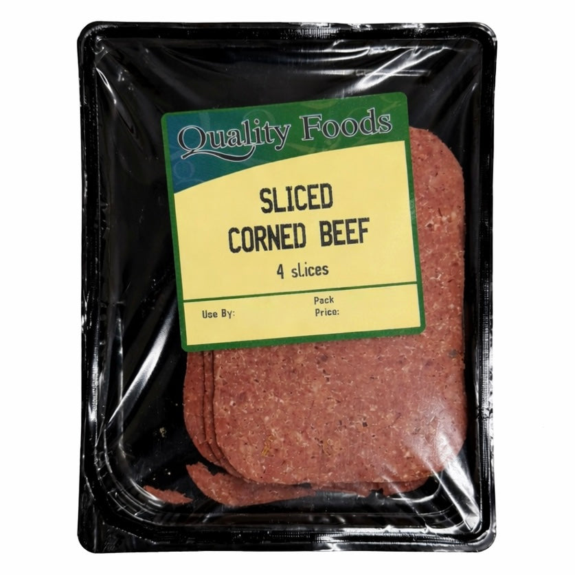 Quality Foods 4 Sliced Corned Beef