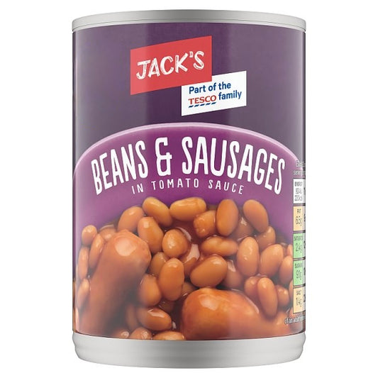 Jack’s Beans & Sausages 395g