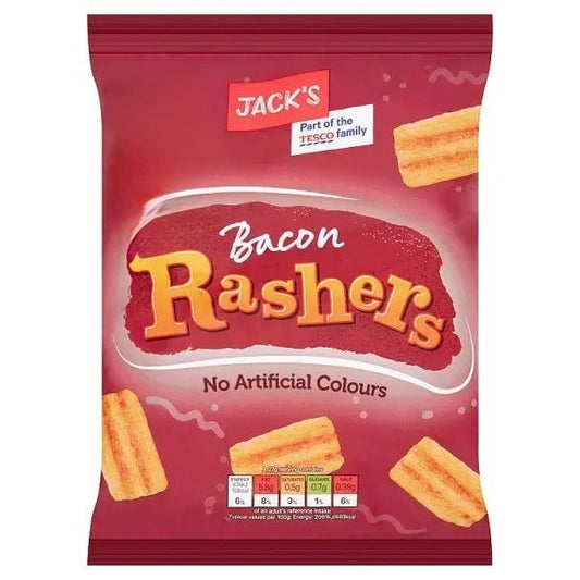 Jack's Bacon Rashers 70g
