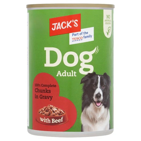 Jack's Dog Adult Gravy with Beef 415g