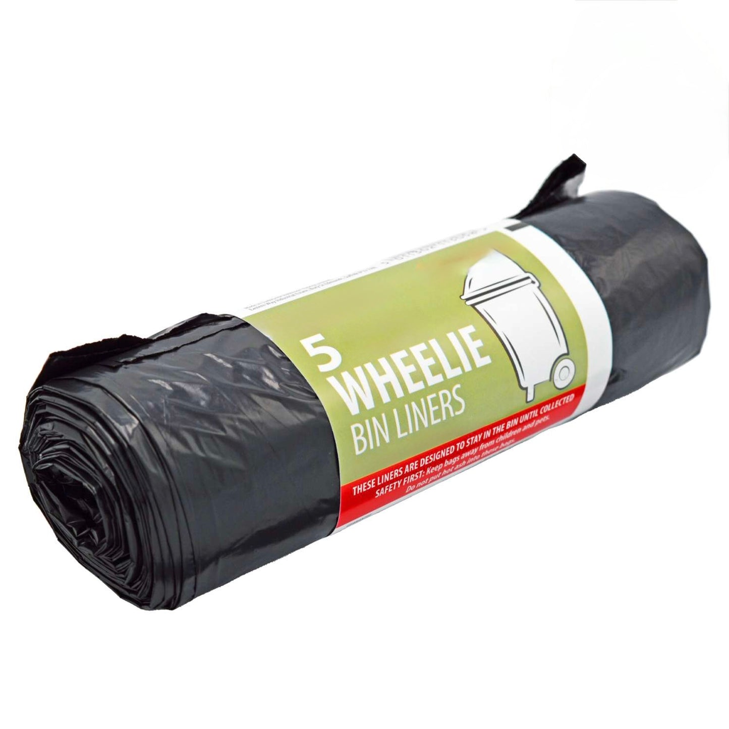 5 Heavy Duty Wheelie Bin Liners