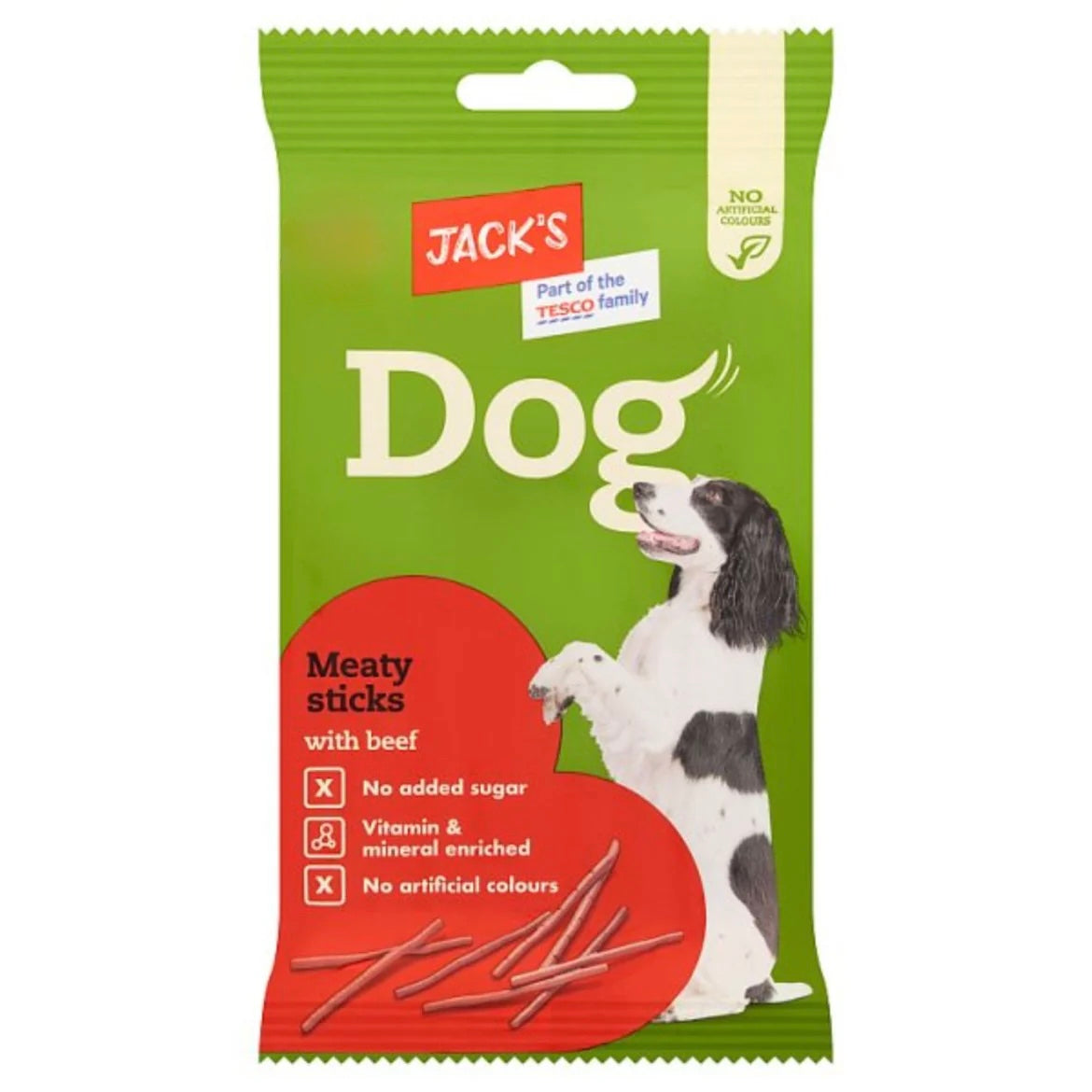 Jack's Meaty Sticks with Beef 100g
