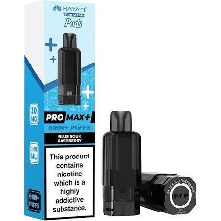 Hayati Pro Max+ Blue Sour Raspberry 6000+ Puffs Pods