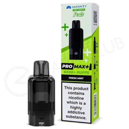 Hayati Pro Max+ Fresh Mint 6000+ Puffs Pods