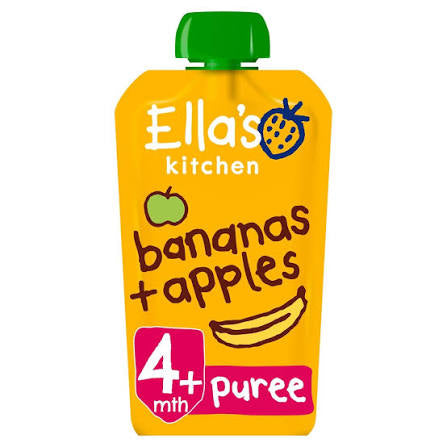 Ella’s kitchen Bananas+apples 4+ months 120g