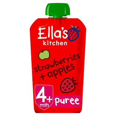 Ella’s Kitchen Strawberry+apple 4+months 120g