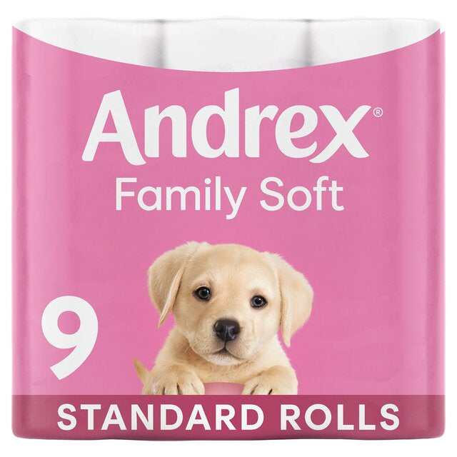 Andrex Family Soft 9 Rolls