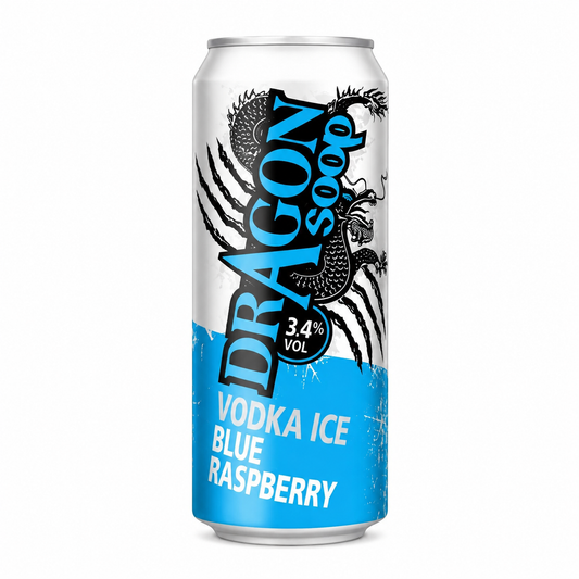 Dragon Soop Vodka Ice Blue Raspberry 500ml