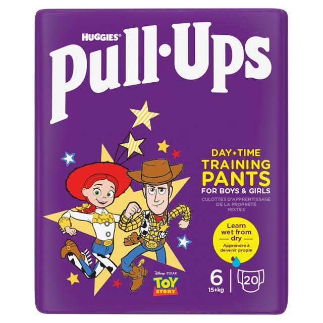 Huggies Pull-Ups For Boys &Girls Size 6 Nappies