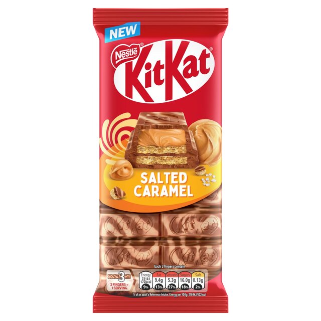 Nestle KitKat Salted Caramel Block 99g (CONFECTIONERY)
