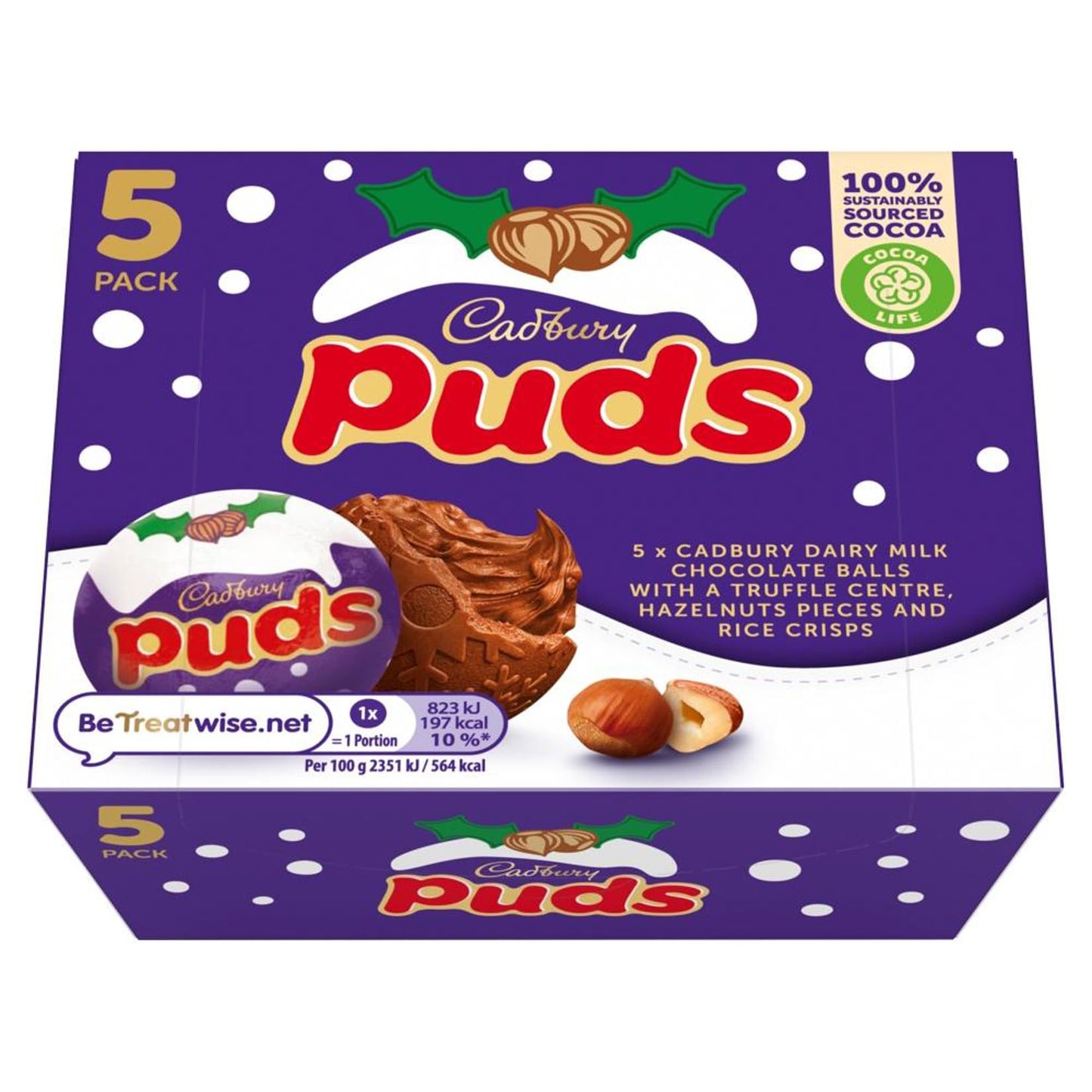 Cadbury Puds 5 Pack