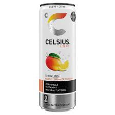 Celsius Sparkling Mango Lemonade Flavour 355ml