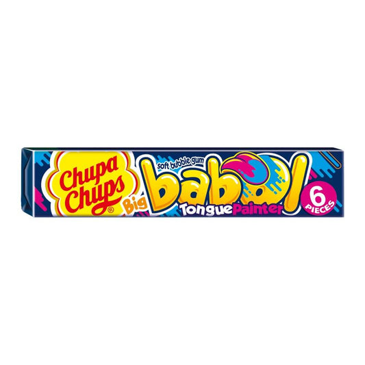 Chupa Chups Big Babol Tongue Painter Bubble Gum 27.6g