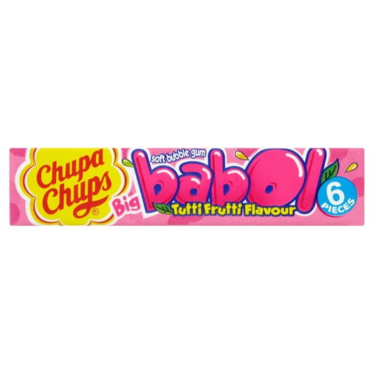 Chupa Chups Big Babol Tutti Frutti Bubble Gum 27.6g