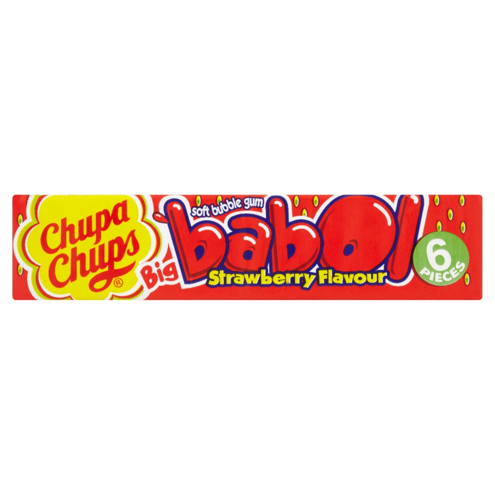 Chupa Chups Big Babol Strawberry Bubble Gum 27.6g