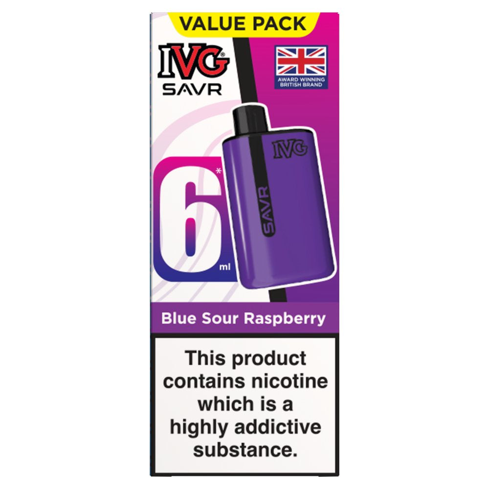 IVG Savr 6ml Blue Sour Raspberry