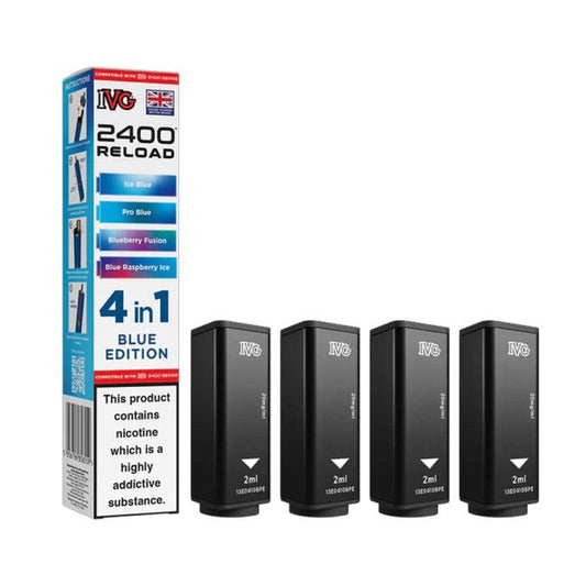 IVG 2400 Reload Pods 4in1 Blue Edition
