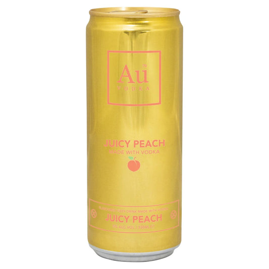 AU Vodka Juicy Peach 330ml