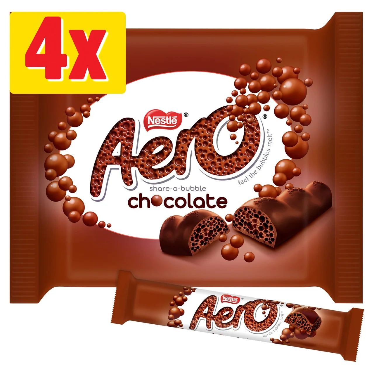 Nestle Aero Chocolate 4x27g