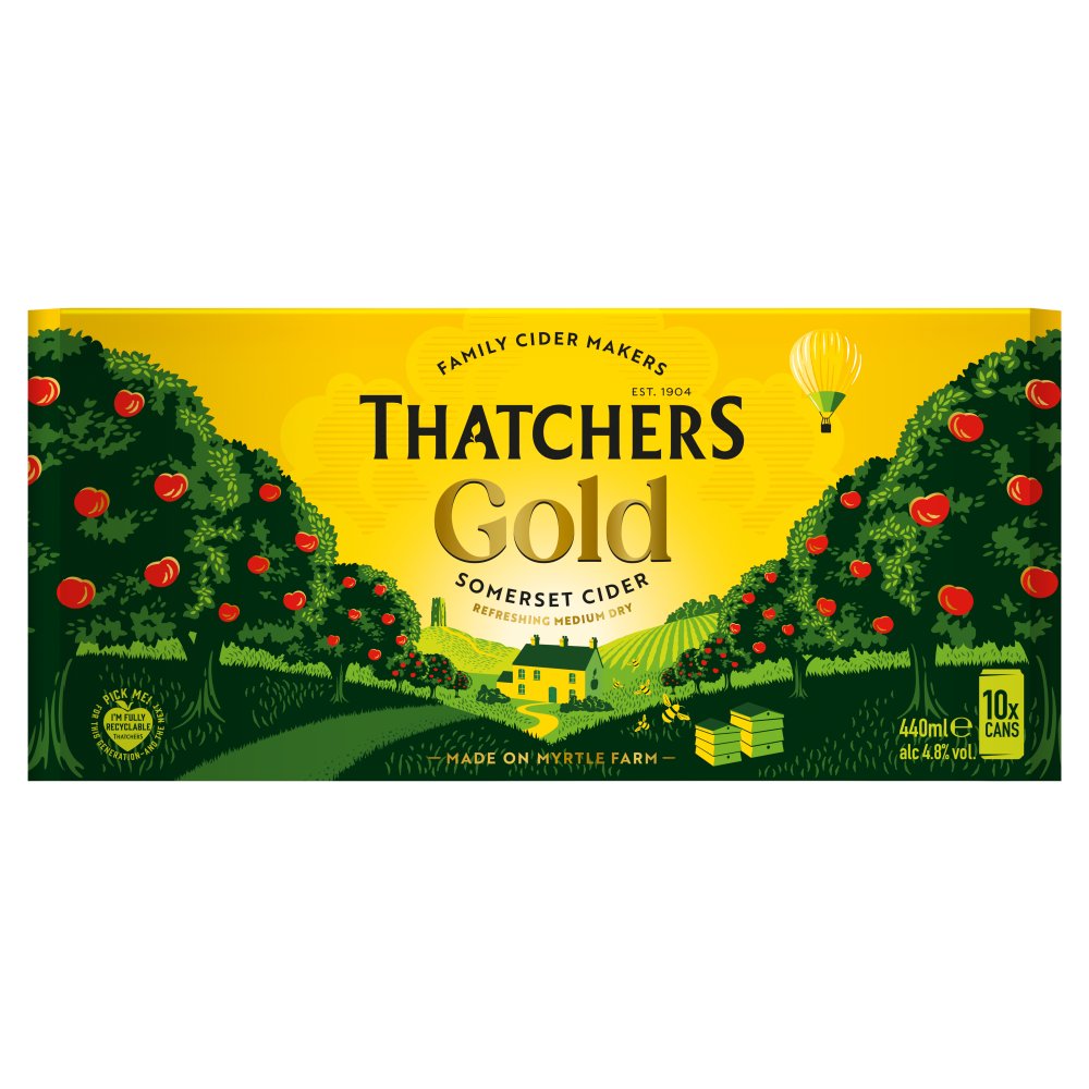 Thatcher's Gold Cider 10x440ml