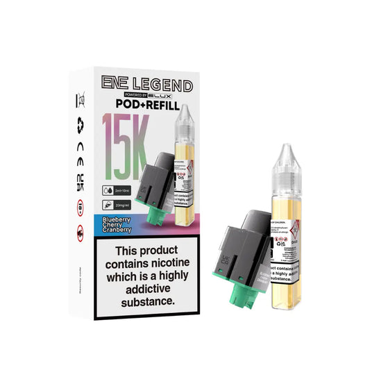 ENE Legends 15K Blueberry Cherry Cranberry Refill