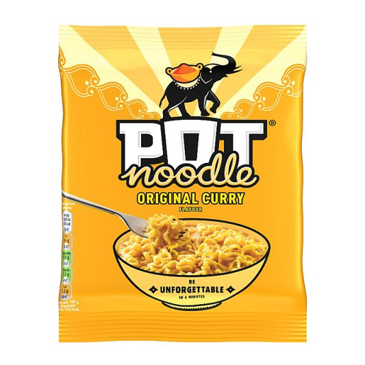 Pot Noodle Original Curry Instant Noodles 114g