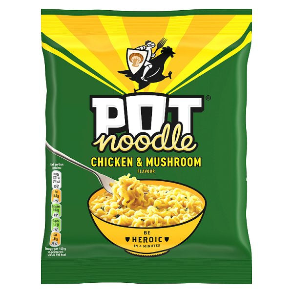 Pot Noodle Chicken & Mushroom Instant Noodles 112g