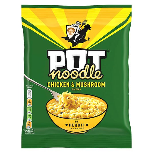 Pot Noodle Chicken & Mushroom Instant Noodles 112g