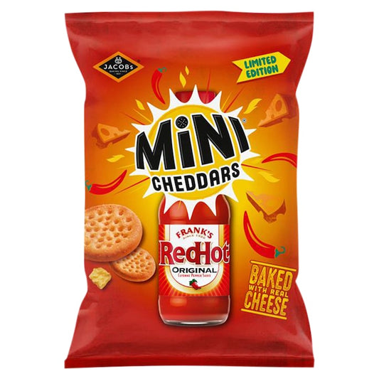 Jacob’s Mini Cheddar Franks Red Hot 90g