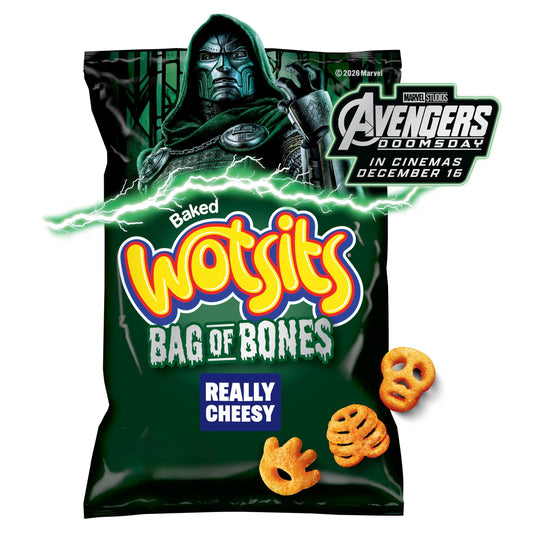 Wotsits Bag Of Bones Really Cheesy 120g