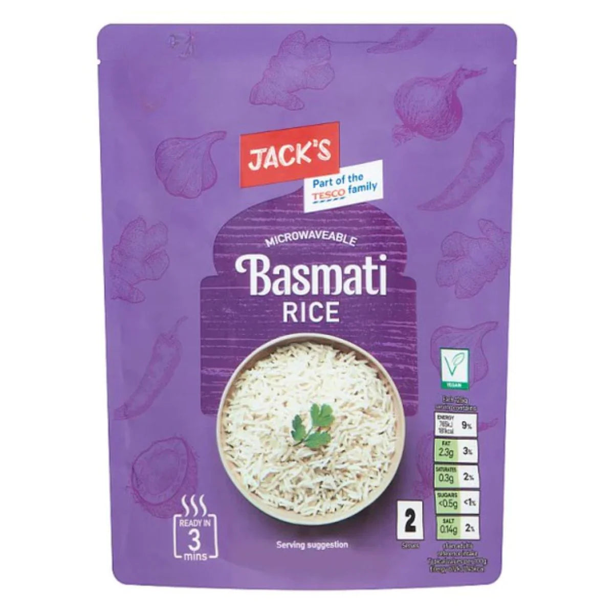 Jack's Basmati Rice 250g