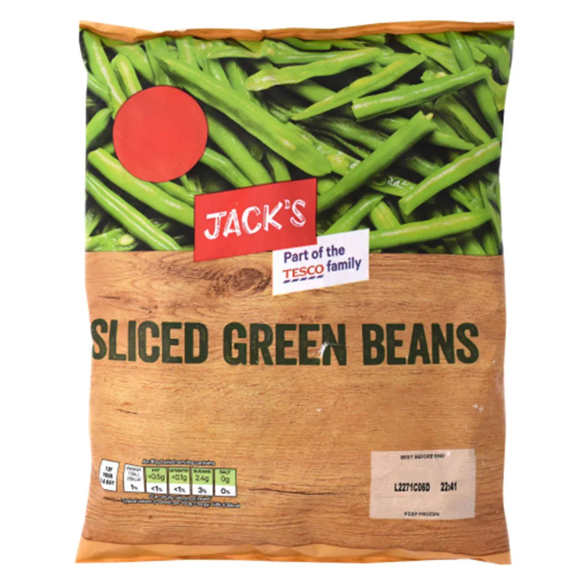 Jack's Sliced Green Beans 500g