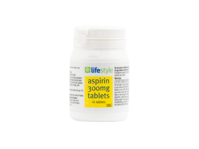 Lifestyle Aspirin 16 Tablets