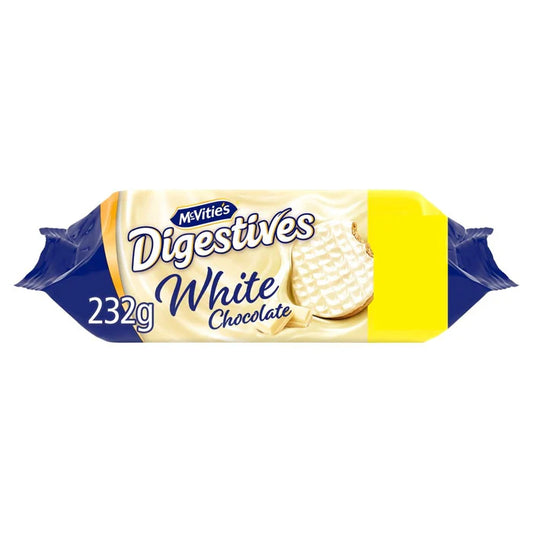 McVities Digestive White Chocolate 232g (BISCUITS)