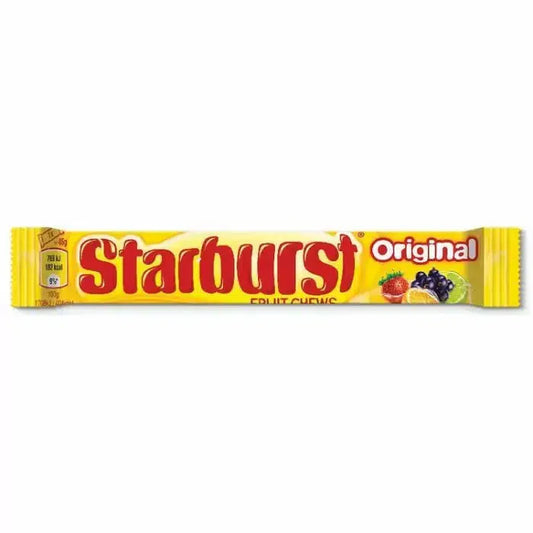 Starburst Original Fruit Chews Bar 45g (CONFECTIONERY)