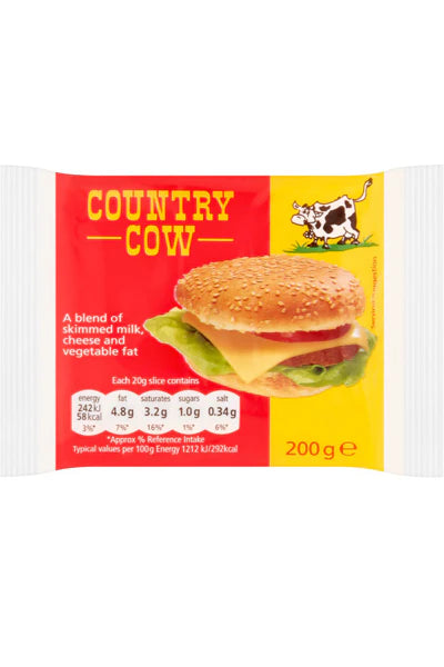 Country Cow 10 Cheese Slices 200g