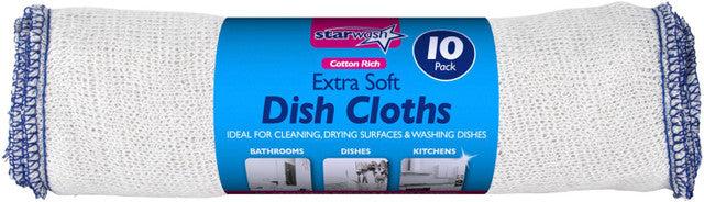 Dlux 10 Extra Soft Dish Cloths