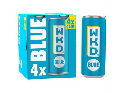 WKD Blue 4x250ml Cans (ALCOHOL)