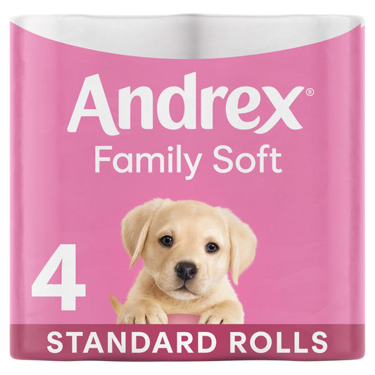 Andrex Family Soft 4 Rolls