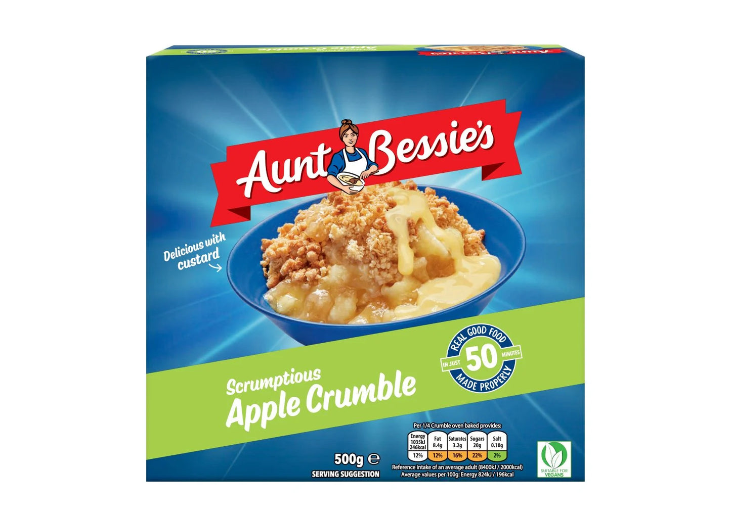 Aunt Bessie's Apple Crumble 500g