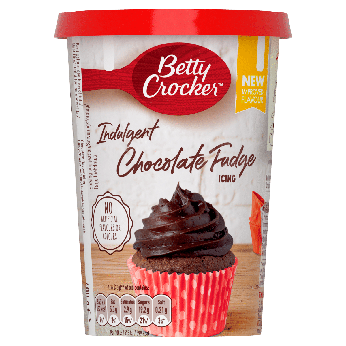 Betty Crocker Indulgent Chocolate Fudge Icing 400g