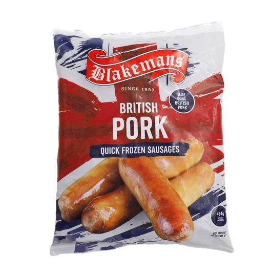 Blakemans Thick Pork Sausages 454g (MEAT)