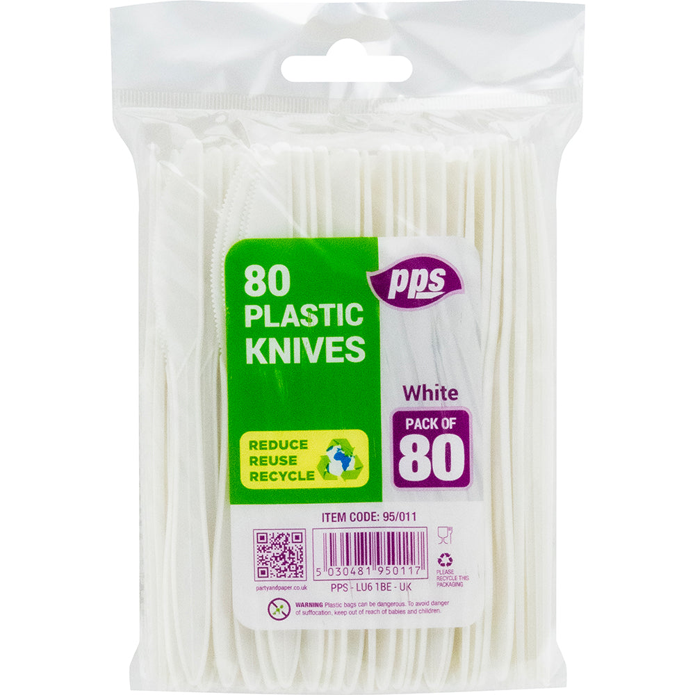 80 Plastic Knives